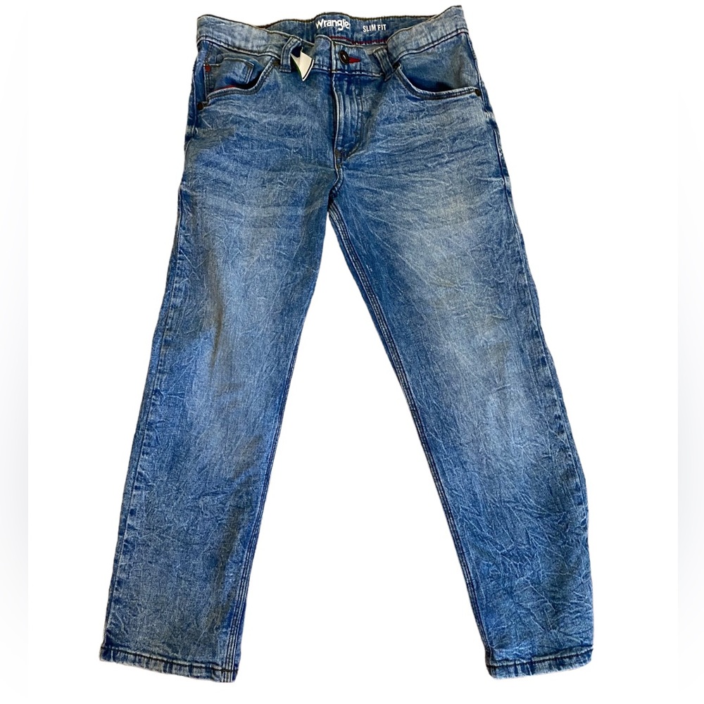 boys wrangler slim fit husky jeans